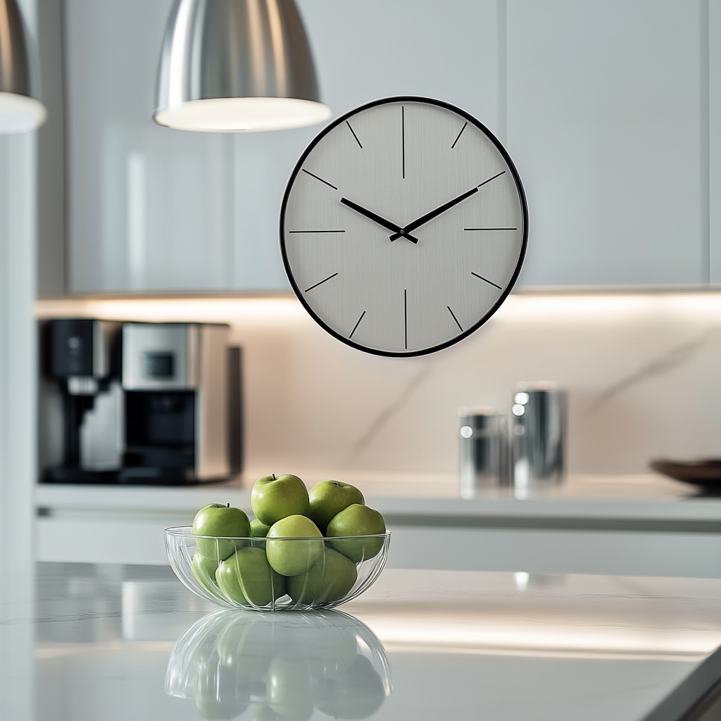 scalboost12 A minimalist modern wall clock in a stylish high 451072e5 4913 42df b21f c6021ff22264 2 Creamy Tuscan Salmon