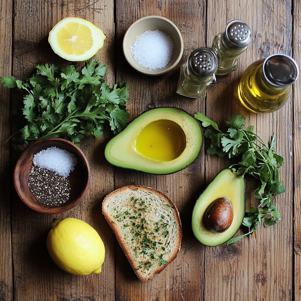 scalboost12 Generate a flat lay image of all the ingredients 8f788f55 16b6 4859 99ed b05f440b9079 2 Avocado Toast