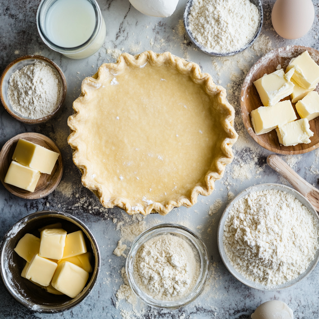 honglinh822632 List all the ingredients needed for a perfect 978c2e1a 2cc4 43b8 9a89 2acf6a7c7e90 1 Pie Crust