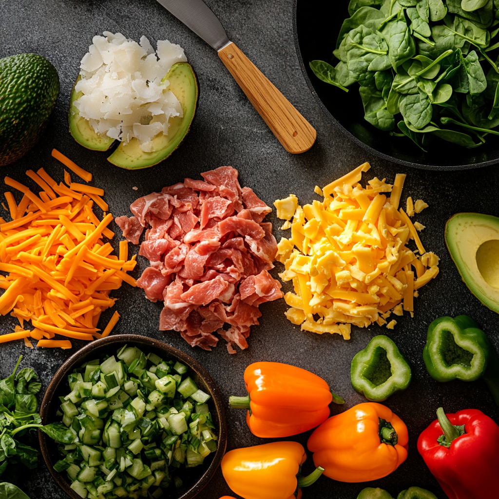 scalboost12 A close up image of the fresh ingredients laid ou 9ec15889 be5b 4a3d 8a4d 925623bce677 1 1 Breakfast Burrito