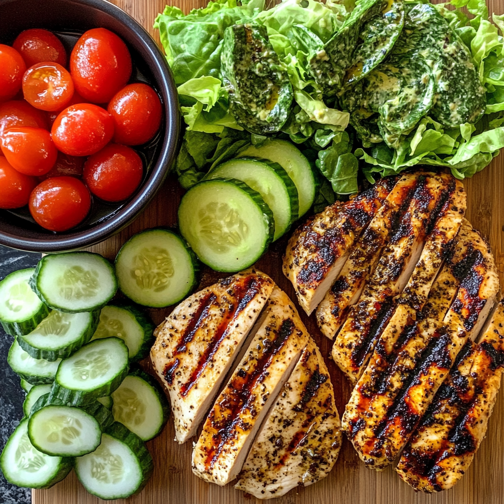 scalboost12 A savory assortment of Grilled Chicken Salad ingr 25c9b0b2 5cac 4fd6 82f0 5ef5b83d9f9d 2 Grilled Chicken Salad