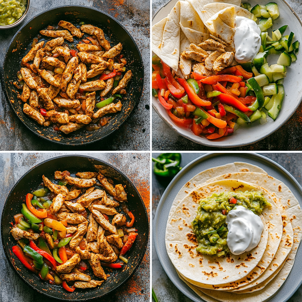 scalboost12 A series of three images showing the steps to mak 546068c3 cb87 49fc 9266 e042aa57482a 1 Chicken Fajitas