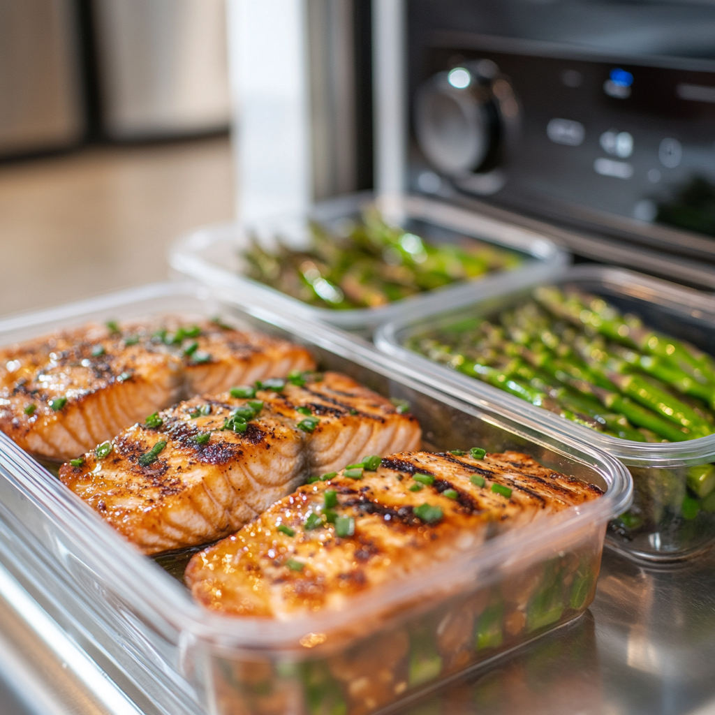 scalboost12 An image of leftover Grilled Salmon with Asparagu 4c198f3a 620f 4084 8448 0130db57b669 0 Grilled Salmon with Asparagus