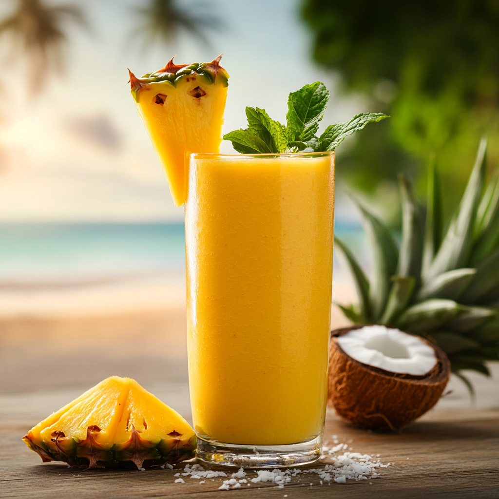 scalboost12 Bright and refreshing tropical smoothie in a glas 73c17e8a 152e 44b6 ad9b 625e329e3dfa 0 1 Tropical Smoothie